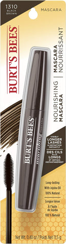 Burts Bees 100% Natural Nourishing Mascara, Black Brown - 0.4 Ounce (Pack of 2) Burt's Bees