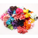 40PCS Baby Girls Hair Bows Ties 3inch Grosgrain Ribbon Bows Elastic Hair Ties Ponytail Holders for Toddlers Kids Children Teens CellElection
