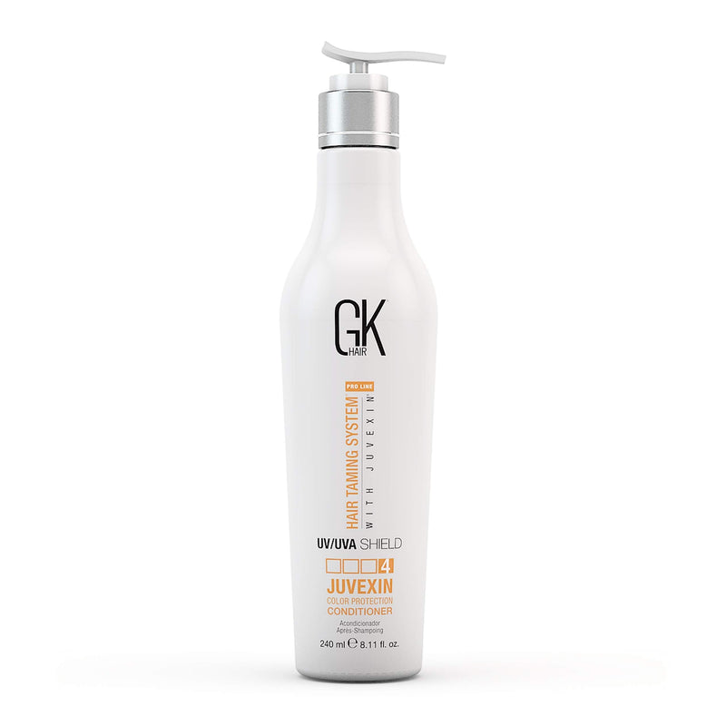 GK HAIR Global Keratin Colored Shield Conditioner (8.11 Fl Oz/240ml) - Deep Cleansing Heat Thermal Protection for Color Treated Dry Damaged Curly Frizzy Hair - Paraben Sulfate Free Unisex GK HAIR