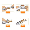Facial Hair Remover Replacement Heads Compatible with Finishing Touch Flawless Facial Hair Removal Tool for Women, Rose Gold - 2 Count Hippie Hype