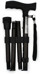 Pepe - Folding Cane, Canes for Men, Folding Cane for Men, Folding Canes for Women Adjustable, Folding Canes for Seniors, Foldable Walking Canes for Women, Fold up Cane with Strap, Black. PEPE Mobility