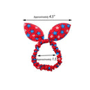 CELLOT 40Pcs Cute Baby Hair Ties Bunny Rabbit Ears Hair Bows Seamless No Crease Elastics Hair Holders for Little Girls and Toddlers in Pairs CELLOT