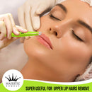 Stainless Steel Set Slant Tip + Surgical Tweezer for Ingrown Hair. Precision Sharp Needle Nose Pointed Tweezers for Splinters,Ticks & Glass Removal-Best for Eyebrow Hair, Facial Hair Removal (Green) Majestic Bombay
