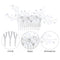 Aukmla Wedding Hair Combs Bridal Hair Accessories Decorative Headpieces for Women and Girls Aukmla