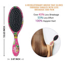 Wet Brush Original Detangler Brush - Radio, Happy Hair - All Hair Types - Ultra-Soft Bristles Glide Through Tangles with Ease - Pain-Free Comb for Men, Women, Boys & Girls Wet Brush