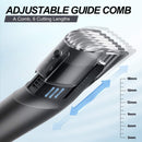 Body Trimmer for Men by Dailylife, All-in-one Electric Hair Clipper with Adjustable Guide Comb Ceramic Blade Heads, Waterproof Groin Hair Trimmer, Rechargeable Built-in Battery, Male Hygiene Razor DAILYLIFE