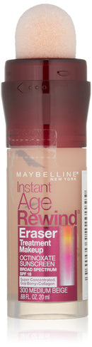 Maybelline New York Instant Age Rewind Eraser Treatment Makeup, Medium Beige, 0.68 fl. oz. Maybelline New York