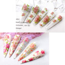 Makartt Nail Art Foil Transfer Stickers Nail Art Supplies Foil Transfers 10 Rolls Rose Flowers Nail Decals Nail Extension Gel Art Decorations for Women Poly Nail Gel DIY Design 4cm 100cm Rose Flowers Makartt