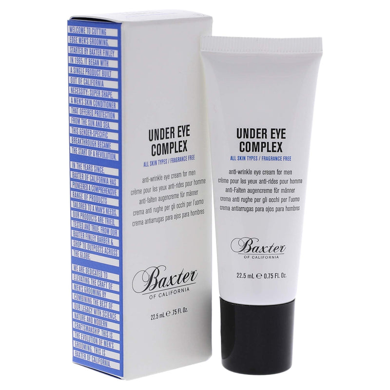 Baxter of California Under Eye Cream for Men | Depuffing and Line Reducing | Unscented | 0.75 fl oz Baxter of California