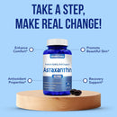 Astaxanthin Supplement for Men and Women | Antioxidant & Carotenoid Rich Astaxanthin 10mg From Haematococcus Pluvialis Microalgae for Eye & Skin Health Support (180 Day Supply) Packaging May Vary Infinity Warehouse