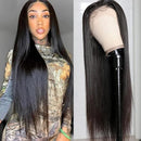 UNice Hair 13x4 Lace Front Human Hair Wigs for Black Women Brazilian Virgin Hair Long Straight Lace Frontal Wig Pre Plucked With Baby Hair 24inch UNICE Store