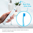 GreaterGoods Sonic Electric Replacement Heads, 3 Count for S/E Toothbrush, Only Works with gG Toothbrushes (Soft) Greater Goods