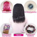 Eooma Headband Wig Curly Human Hair Wigs for Black Women 10A 180% Density Brazilian Kinky Curly Natural Human Hair Headband Wigs Scarf No Gel Gluelees Remy Hair Eooma