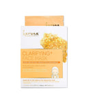 Karuna Clarifying+ Facial Sheet Mask, Natural Fiber Sheet Mask with Honey, Salicylic Acid & Burdock Root - 1 Count Karuna