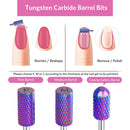 AIRSEE Portable Electric Nail Drill Professional Efile Nail Drill Kit For Acrylic Shape Tools with 11Pcs Nail Drill Bits and 56 Sanding Bands with 7 Pieces Tungsten Carbide Electric Nail Drill Bits AIRSEE