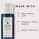 BHA Liquid Exfoliant 2% - Anti-Aging Leave-On Exfoliant Unclogs Pores - 4 oz Naturium