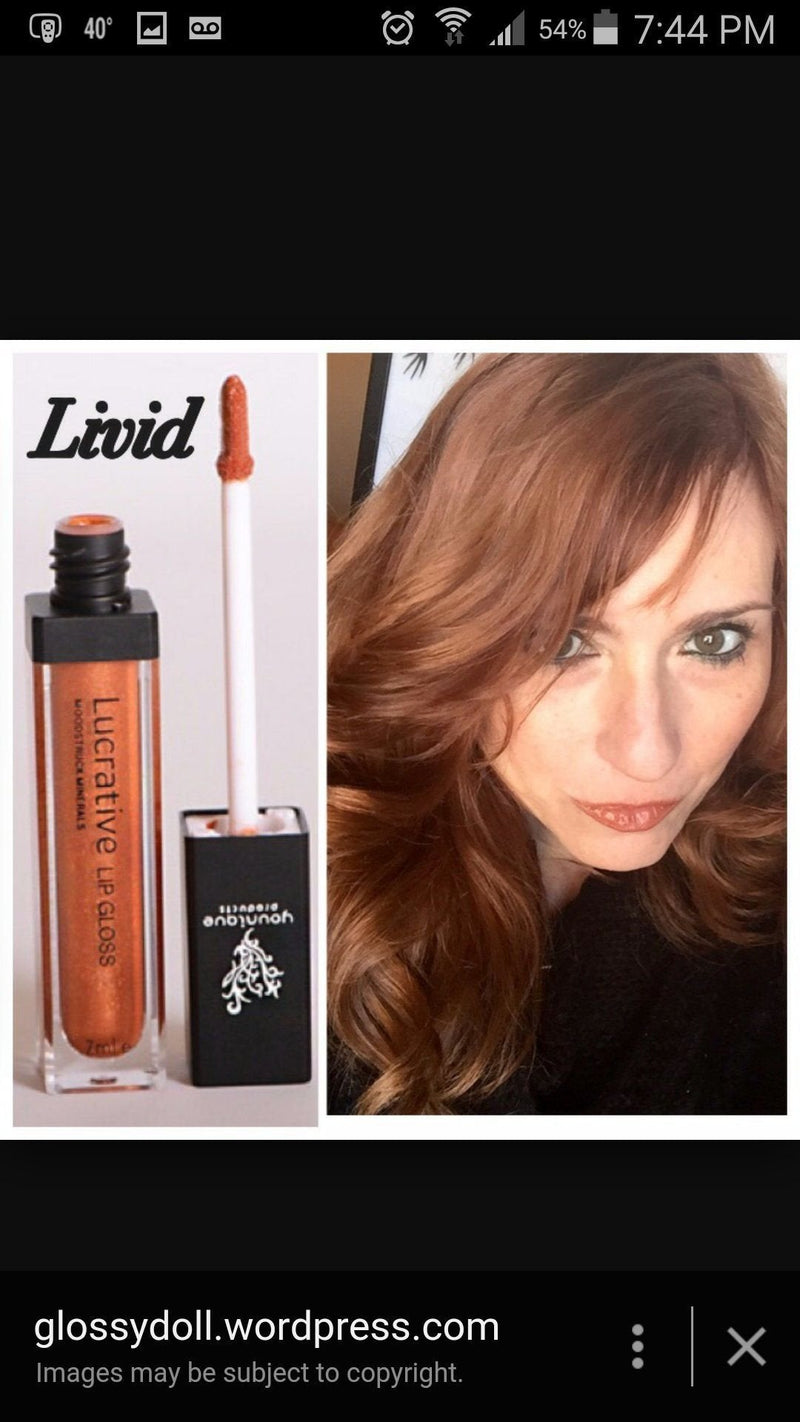 Younique Lucrative Mineral Lip Gloss Livid YOUNIQUE