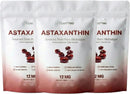 Astaxanthin 12mg Antioxidants Supplement – Natural Microalgae Source – Lipid-Based Softgel for Enhanced Absorption – Cognitive, Vision & Joint Support – 30 Softgels (Pack of 2) Infinity Warehouse