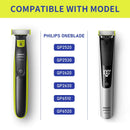 Guide Comb Body Skin For Philips OneBlade & One Blade Pro Qp2520 Qp2530 Qp2620 Qp2630 Qp6510 Qp6520 Face Hair Clippers Beard Trimmer Replacement Pack Kit Yinke