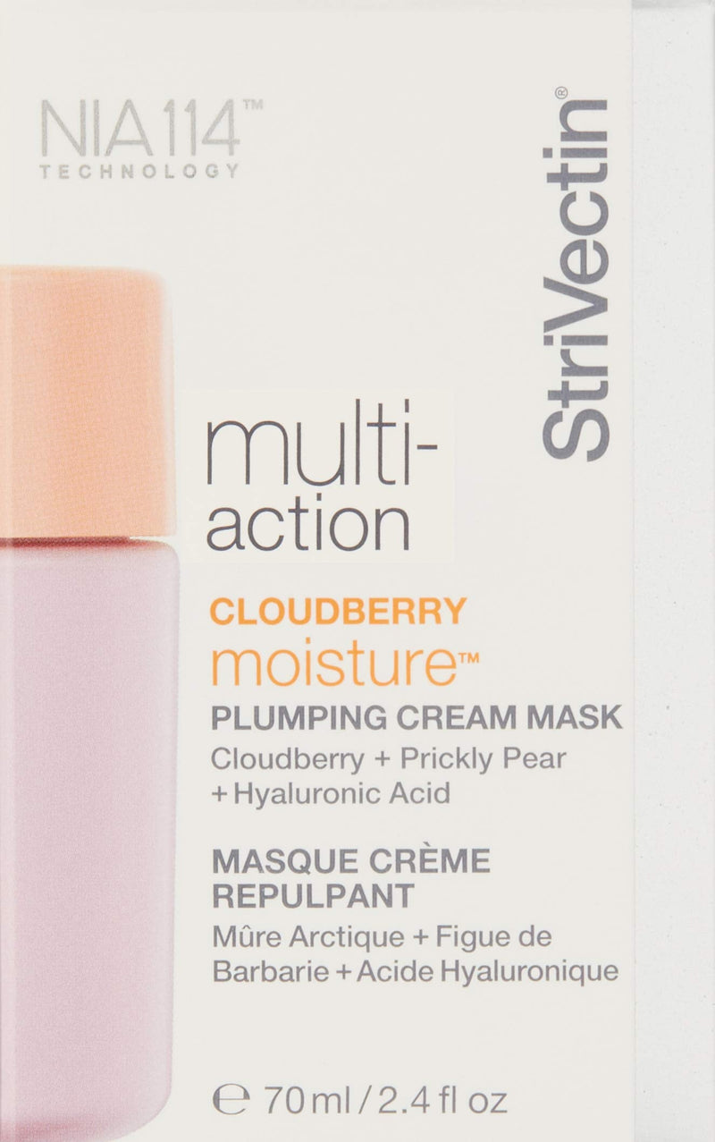StriVectin Multi-Action Cloudberry Moisture Plumping Cream Face Mask, Boost Hydration and Radiance of Your Skin, 2.4 Fl Oz StriVectin