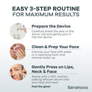 Seranova - Micro Infusion for Skin Care – with Collagen Peptides & Hyaluronic Acid, Face Serum and Stamp 0.05mm - 3 Month Supply Infinity Warehouse