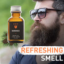 Beardoholic Premium Quality Beard Oil and Leave-in Conditioner, Softener - 100% Pure Organic Natural, Light Cedar Scent - Beard Growth and Stops Itchiness - Jojoba and Argan Oil Beardoholic