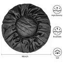 2PCS Large Satin Bonnet,Silk Bonnet With Elastic Soft Band, Big Bonnet For Women Hair Care,Jumbo Bonnet For all Long Hair CACASO