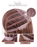 Esmee Synthetic Wigs Ombre Pink Long Wavy Women Heat Resistant Fiber Middle Part Cosplay Wigs 24inch Esmee