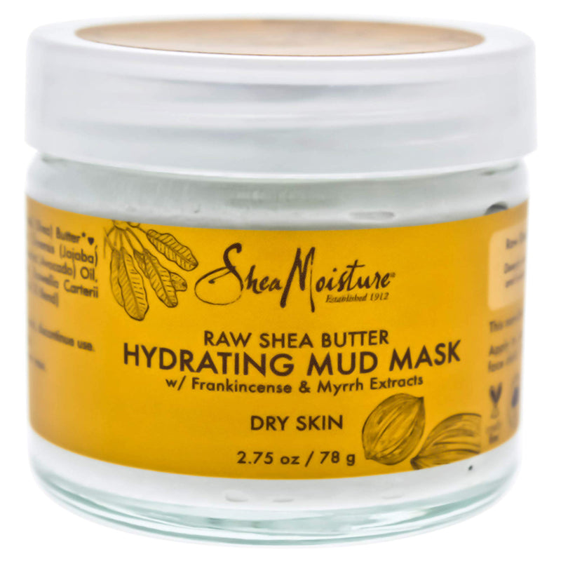 Shea Moisture Raw Butter Hydrating Mud Mask for Unisex, 2.75 Ounce SHEA MOISTURE