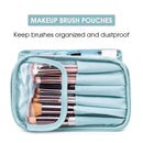 Travel Makeup Bag Large Cosmetic Bag Make up Case Organizer for Women and Girls (Small, Sky Blue) Narwey Store