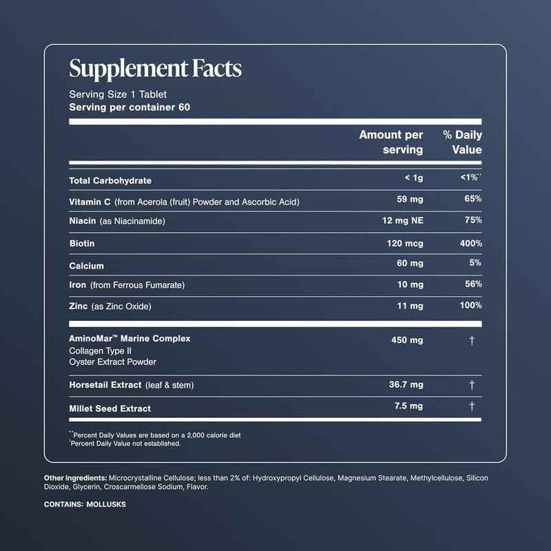 Viviscal Hair Growth Supplements For Women For Thicker, Fuller Hair, Nourishes Thinning & Loss, With Proprietary Collagen Complex, 60 Tablets, 1 Month Supply Infinity Warehouse