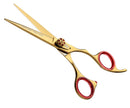 Professional Razor Edge Shears Barber Hair Cutting Scissors Japanese Stainless Steel 6.5" Standard Size Hairdressing Salon Scissors with Adjustable Tension Screw Boujee Trends