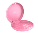 (2 Pack) Retainer Case,Solid Orthodontic Retainer Case-Pink ZIZNBA
