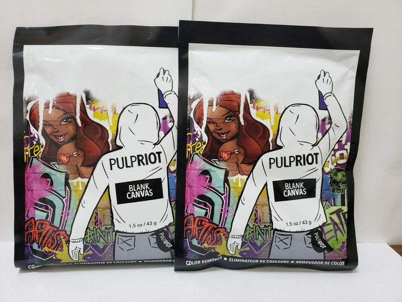 Pulp Riot Blank Canvas Color Remover Packet x2 P.R.