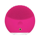 FOREO LUNA mini 3 Silicone Facial Cleansing Brush for All Skin Types Fuchsia, Ultra-hygienic, 30-sec Glow Boost Mode, 12 Intensities, 400 uses/USB Charge, App-connected, 2-year Warranty FOREO