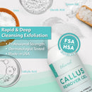 Ebanel Set of Professional Callus Remover for Feet, and Urea Cream 40% Plus Salicylic Acid 2%, Heel Foot Callus Remover Gel Exfoliator Dead Skin Cuticle Removal Toenail Softener Keratolytic Pedicure Infinity Warehouse