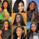 QTHAIR 12a Grade Straight Human Hair Lace Closure 18" 130% Density Unprocessed Straight Human Hair Lace Closure QTHAIR