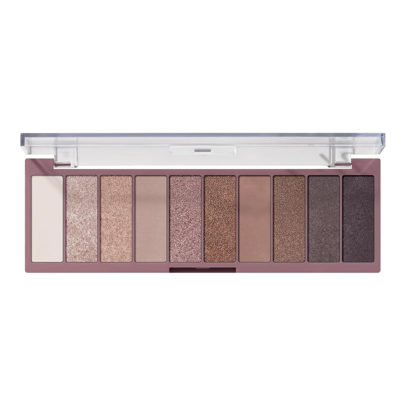 e.l.f. Perfect 10 Eyeshadow Palette, Ten Ultra-pigmented Shimmer & Matte Shades, Vegan & Cruelty-free, Nude Rose Gold (Packaging May Vary) - Infinity Warehouse