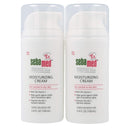 Sebamed Moisturizing Face Cream with Pump for Sensitive Skin Antioxidant pH 5.5 Vitamin E Hypoallergenic 3.4 Fluid Ounces (100mL) Ultra Hydrating Dermatologist Recommended Moisturizer (Pack of 2) SEBAMED