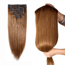 Double Weft 100% Clip in Remy Human Hair Extensions