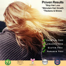 Glimmer Goddess Organic Caffeine Hair Loss Hair Growth Stimulating Serum - Naturally Stops Hair Loss Helps Generate New Hair Simply Radiant Beauty