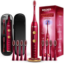 Wagner & Stern WHITEN+ Edition. Smart Electric Toothbrush with Pressure Sensor. 5 Brushing Modes and 3 Intensity Levels, 8 Dupont Bristles, Premium Travel Case. Wagner & Stern