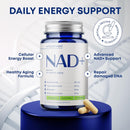 NAD+ Supplement with Nicotinamide Riboside, Trans Resveratrol & Quercetin – NAD Plus Complex for Energy, Brain & Mitochondrial Support – Antioxidant and Longevity Formula for Women & Men – 60 capsules Infinity Warehouse