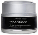 AminoGenesis Tripeptinon Cermide Age Defying, Lifting and Firming Renewal Serum for Restoring Youth, 40 Capsules AminoGenesis
