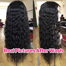 Alibeauty Lace Front Wigs Human Hair For Black Women 150% Density Brazilian Water Wave Human Hair Wigs with Baby Hair Pre Plucked Natural Hairline Wigs(22 Inch) Alibeauty Store