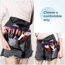 Hotrose Professional Cosmetic Makeup Brush Bag with Artist Belt Strap for Women ( Brush Not Included ) (Large) Hotrose