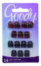 Goody Classics Mini Claw Clips - 42-Pack, Assorted Colors - Perfect for All Hair Types - Great for Easily Pulling Up Your Hair - Pain-Free Hair Accessories for Women, Men, Boys and Girls GOODY