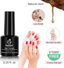 Beetles Elephantastic Elegant Gel Nail Polish Set - Soak Off Nail Gel Polish Nude Gray Glitter Series 6 Colors Gel Polish Kit Classic Nail Art Designs Gel Manicure Gift Set beetles Gel Polish Store