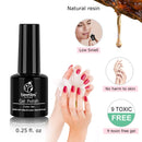 Beetles Elephantastic Elegant Gel Nail Polish Set - Soak Off Nail Gel Polish Nude Gray Glitter Series 6 Colors Gel Polish Kit Classic Nail Art Designs Gel Manicure Gift Set beetles Gel Polish