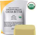 Organic Cocoa Butter 2 lb — USDA Certified by Mary Tylor Naturals — Raw Unrefined, Non-Deodorized, Rich In Antioxidants — for DIY Recipes, Lip Balms, Lotions, Creams, Stretch Marks Mary Tylor Naturals